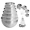 MegaChef 14 Piece Stainless Steel Measuring Cup & Spoon Set with Mixing Bowls